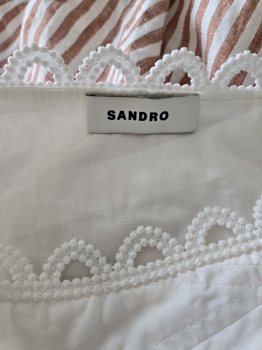 NWT | Sandro Chica White Maxi Skirt | Size 34 FR - Picture 9 of 12